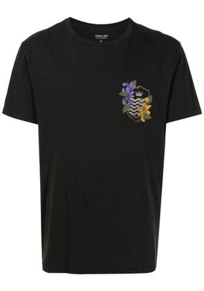 Osklen logo-print cotton T-shirt - Black