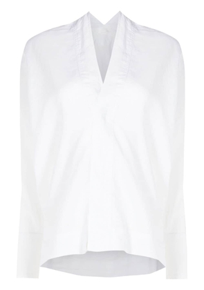 Osklen V-neck long-sleeve shirt - White