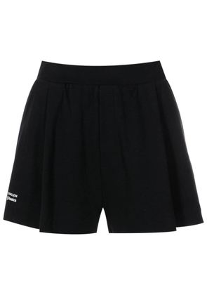 Osklen logo-print cotton track shorts - Black