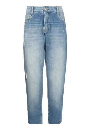 Osklen cropped low-rise tapered jeans - Blue