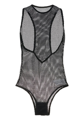 Osklen mesh sleeveless bodysuit - Black