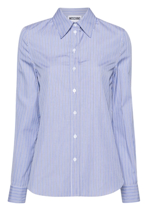 Moschino striped cotton shirt - Blue