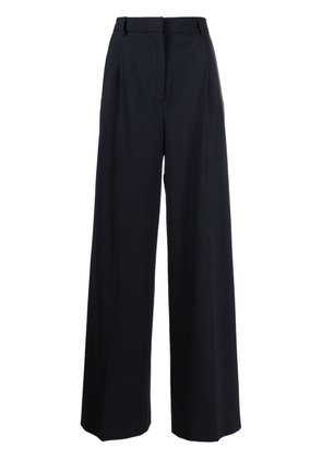 MSGM high-waisted wide-leg trousers - Blue