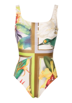 Lenny Niemeyer Carres open-back swimsuit - Multicolour