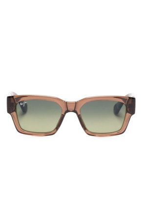 Maui Jim Kenui square-frame sunglasses - Brown