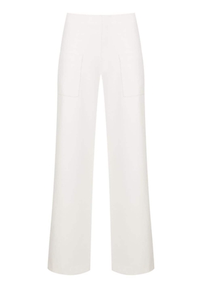 Gloria Coelho high-waist wide-leg trousers - White