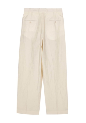 A.P.C. crepe straight trousers - Neutrals