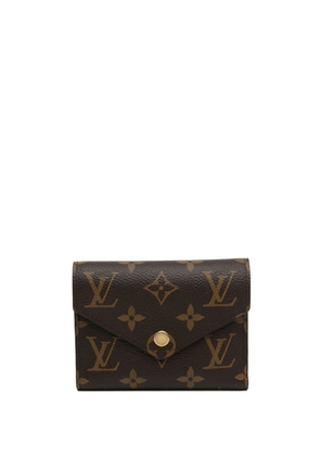 Louis Vuitton Pre-Owned 2019 Pre-Owned Louis Vuitton Monogram Victorine Small Wallets - Brown