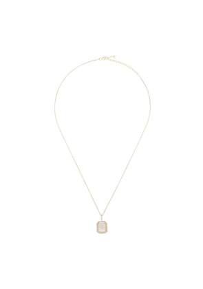 Mateo 14kt gold crystal-embellished heart necklace