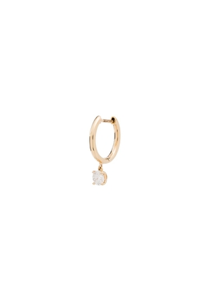 Anita Ko 18kt gold drop-diamond hoop earring