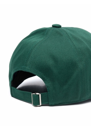 Drôle De Monsieur slogan-embroidered baseball cap - Green