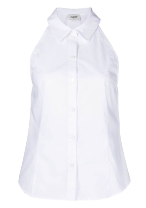Claudie Pierlot sleeveless poplin blouse - White