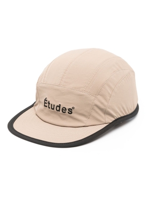 Etudes Perspective logo-embroidered cap - Brown