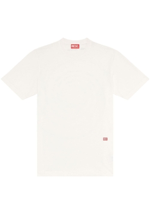 Diesel T-Just-L8 spiral-print cotton T-Shirt - White