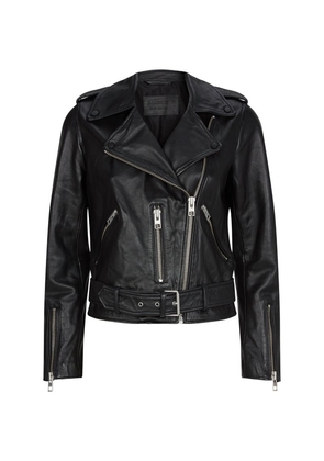 Allsaints Leather Balfern Biker Jacket