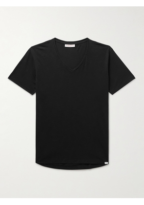 Orlebar Brown - OB-V Slim-Fit Cotton-Jersey T-Shirt - Men - Black - XS