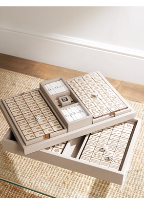 GIOBAGNARA - Leather-Trimmed Wood Mahjong Set - Men - White