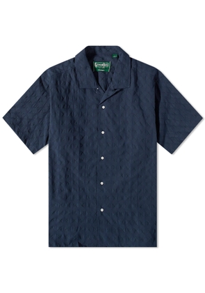 Gitman Vintage Japanese Ripple Jacquard Camp Collar Shirt