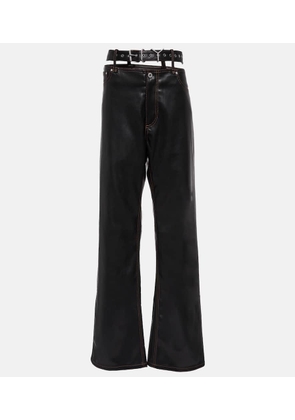 Y/Project Y Belt wide-leg pants