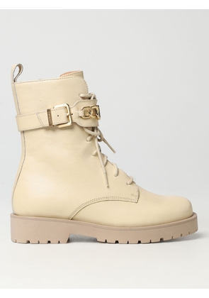 Flat Ankle Boots TWINSET Woman colour Yellow Cream