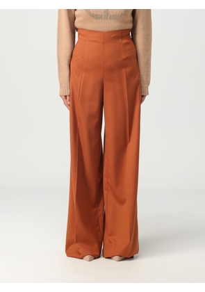 Trousers TWINSET Woman colour Brown