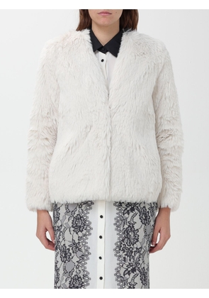 Fur Coats TWINSET Woman colour White