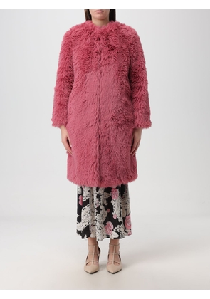 Fur Coats TWINSET Woman colour Fuchsia