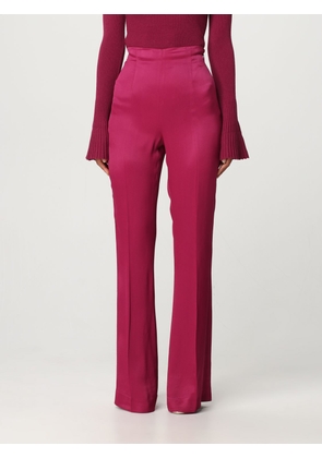 Trousers TWINSET Woman colour Coral