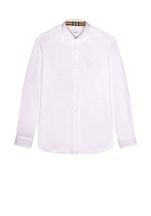 Burberry Sherwood Casual Shirt in White - White. Size S (also in ).