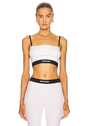 TOM FORD Signature Top in White - White. Size S (also in XS).