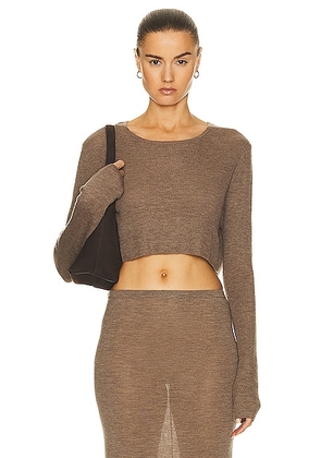 Eterne Cheyenne Top in Millet - Taupe. Size M-L (also in ).