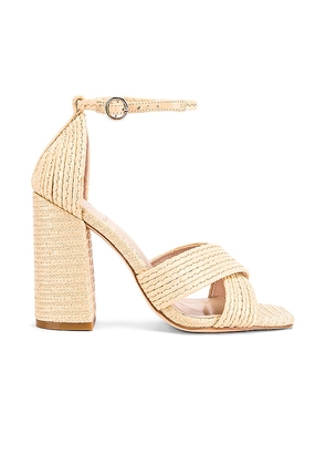 House of Harlow 1960 X REVOLVE Cava Heel in Neutral. Size 6, 8, 9.5.