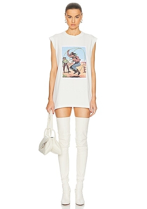 Maison Margiela Rodeo T Shirt in Off White - White. Size S (also in M, XS).