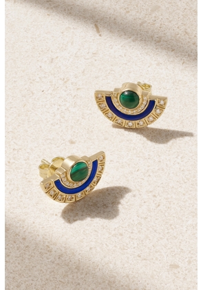 SORELLINA - Alba 18-karat Gold Multi-stone Earrings - One size