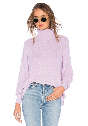 Lovers and Friends Jade Sweater in Lavender. Size L, S.