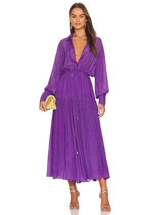 Karina Grimaldi Cassandra Dress in Purple. Size XS.