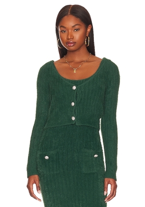 Lovers and Friends Laina Cardigan in Green. Size S.