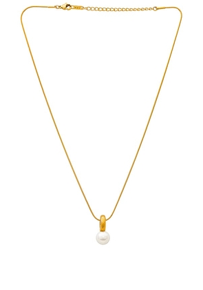 petit moments Adele Necklace in Metallic Gold.
