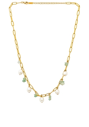petit moments Martina Necklace in Metallic Gold.