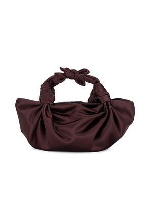 NLA Collection Knot Bag in Chocolate.