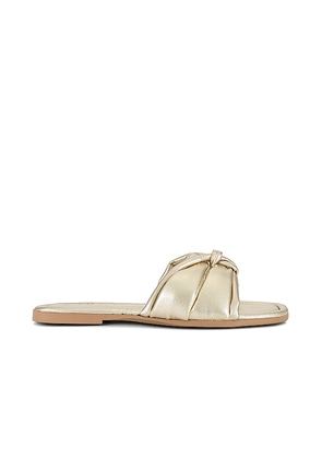Seychelles Shades Of Cool Sandal in Metallic Gold. Size 6, 6.5, 7, 7.5, 8, 8.5, 9, 9.5.