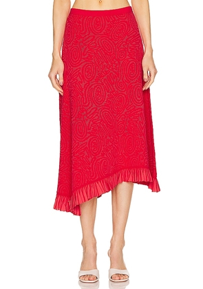 Ulla Johnson Josephine Skirt in Red. Size S, XL.