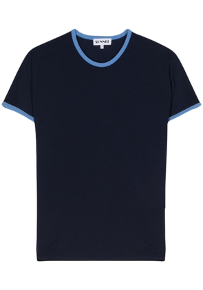 Sunnei contrasting-borders T-shirt - Blue