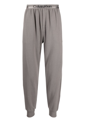 Calvin Klein logo-waistband track pants - Grey
