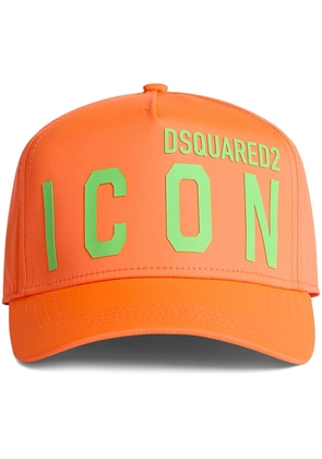 Dsquared2 logo-print baseball cap - Orange