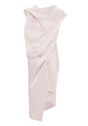 Issey Miyake Enveloping drapped dress - Pink