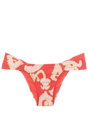 Lenny Niemeyer Turquia draped bikini bottoms - Red