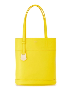 Ferragamo North-South leather tote bag - Yellow