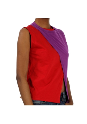 Atlein Ladies Purple Bicolor Shirt