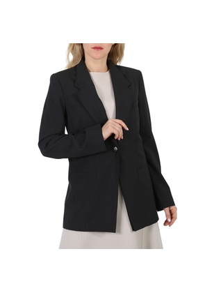 Gabriela Coll Garments Ladies Grey Double Collar Jacket